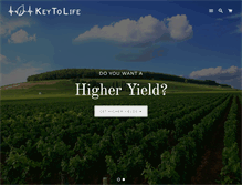 Tablet Screenshot of keytolifegarden.com
